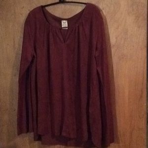 🍄 Faded Glory Boho Style Tunic Top